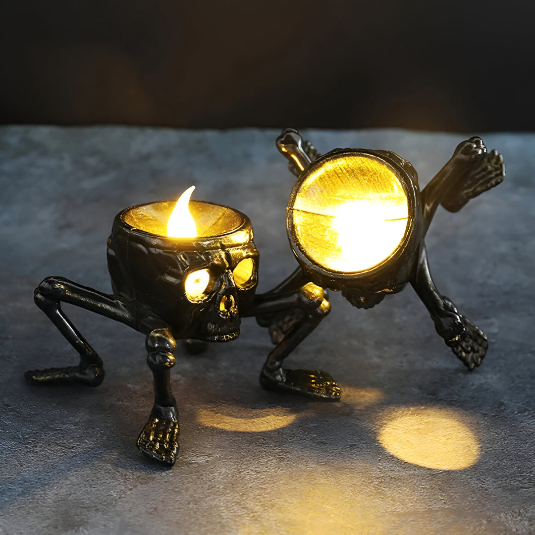 Skelettgreppsljus – LED-Halloweenljus för kuslig bordsdekoration