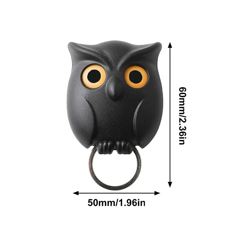 OwlPerch – Magnetisk väggnyckelring för nattuggla | Nyckfull heminredning