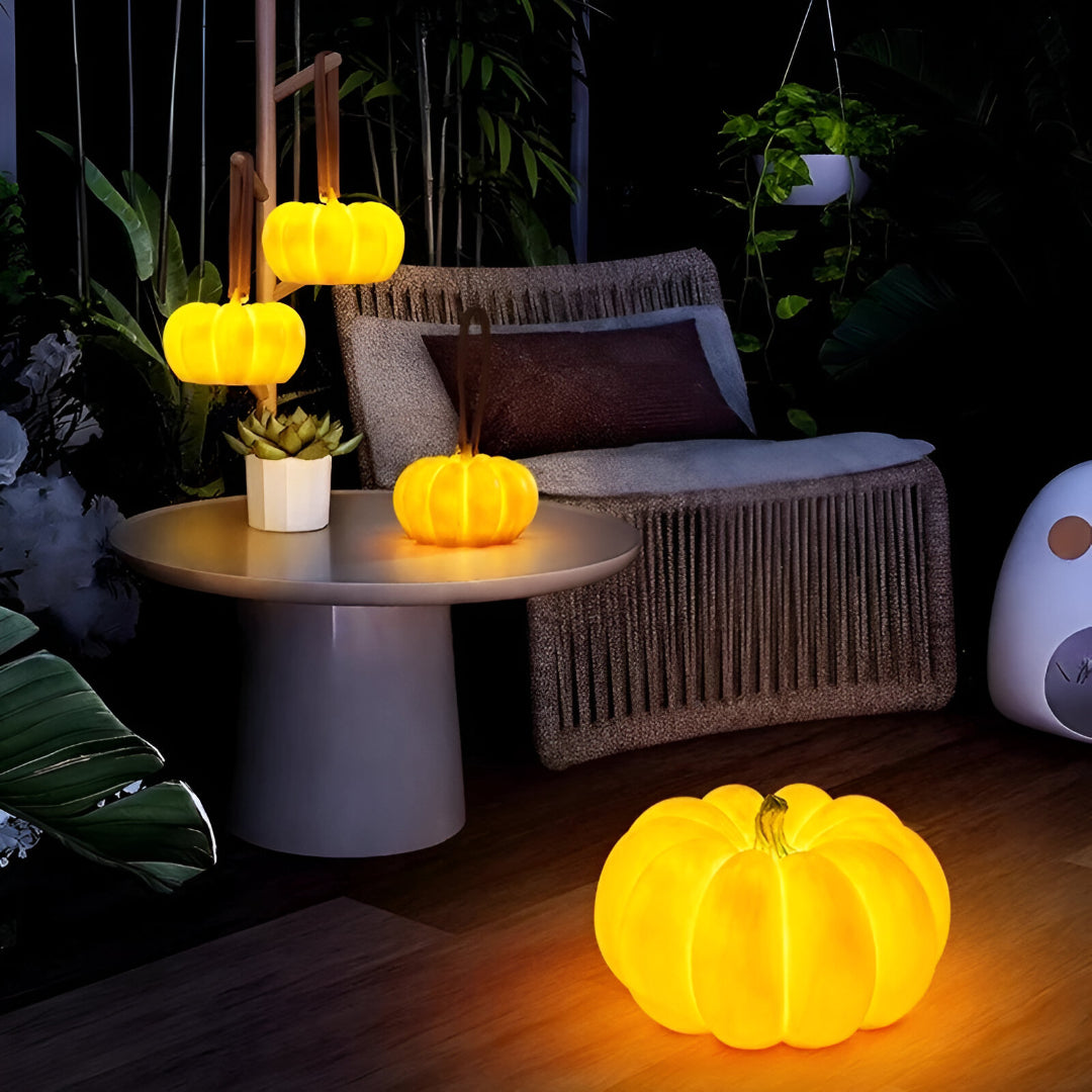 Außen LED Kürbis Halloween Deko Lichter