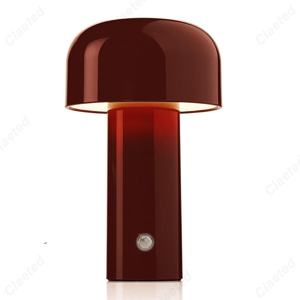 Retrodesign LED-bordslampa trådlös med touch (USB)