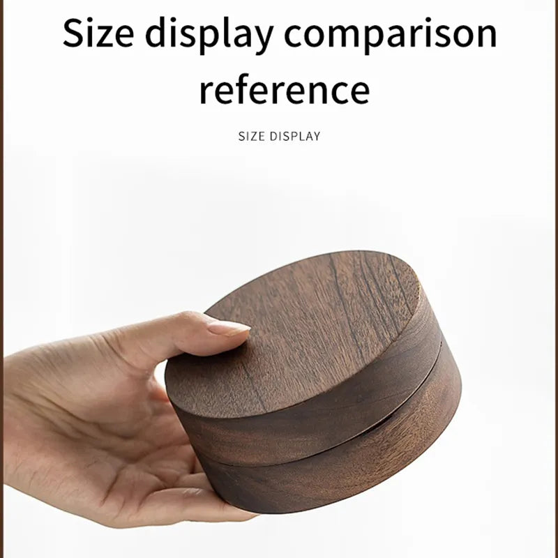 Premium askkopp i trä med vindtät design – Elegant röktillbehör för hem och kontor