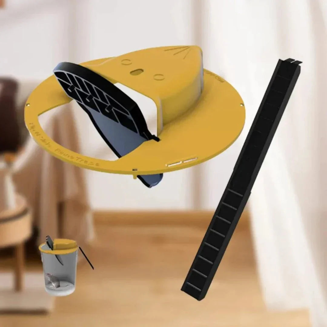 Återanvändbar gnagarfälla med spänne och lock – Snabb och hygienisk lösning för att fånga mus