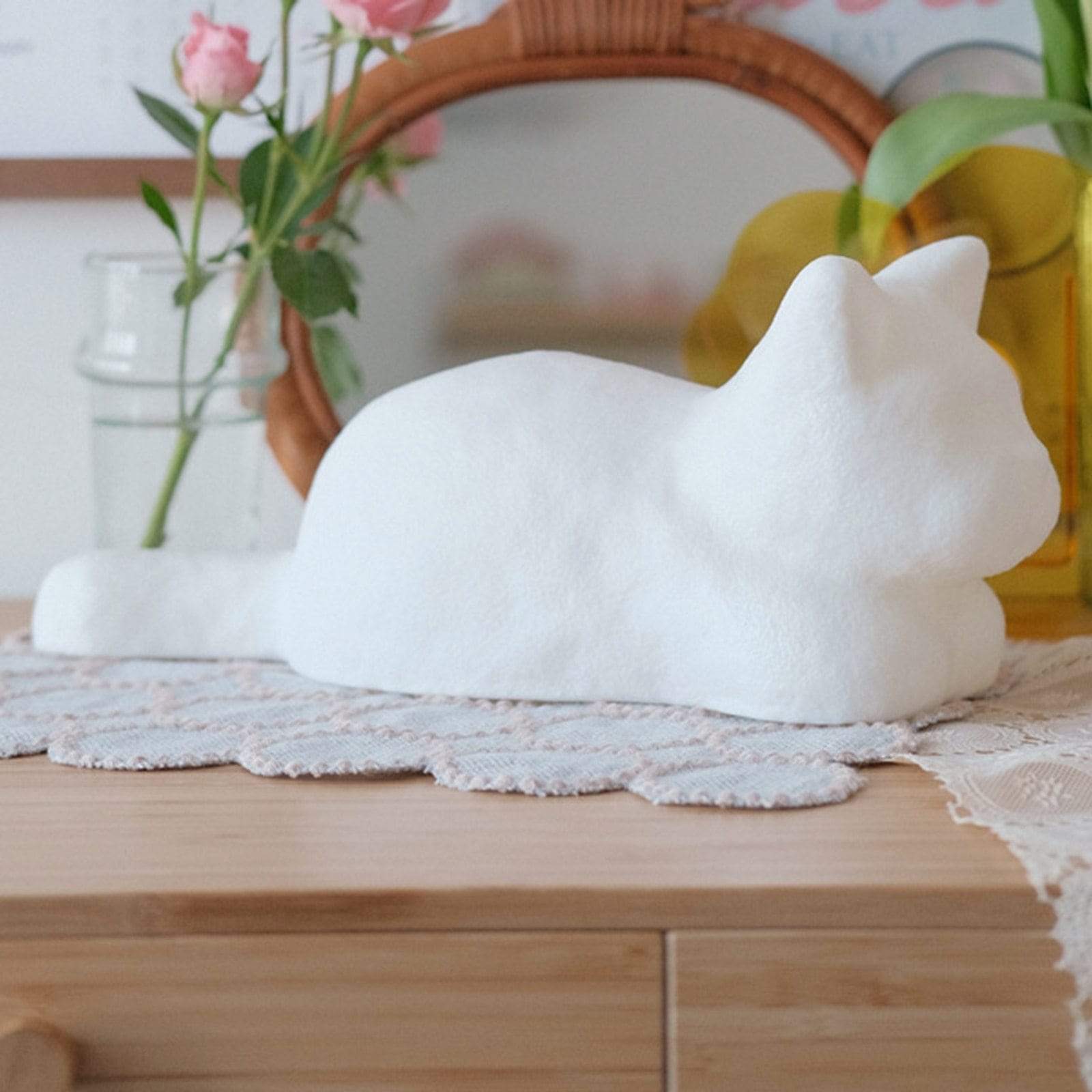 Bedårande kattnattlampa - Mjuk stämningsfull LED-lampa