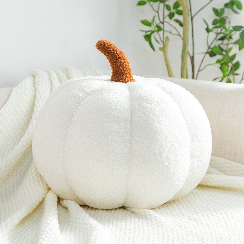 Läskig söt pumpakudde – Mjuk plyschkudde för Halloween- och höststämningar