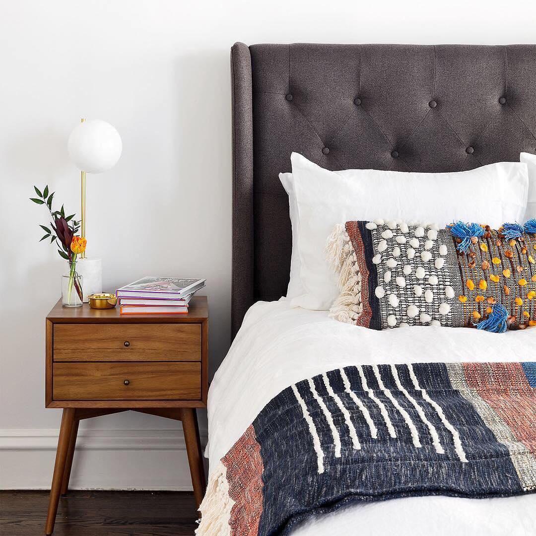 Minimalistisk globbordslampa - Elegant bordslampa med stång