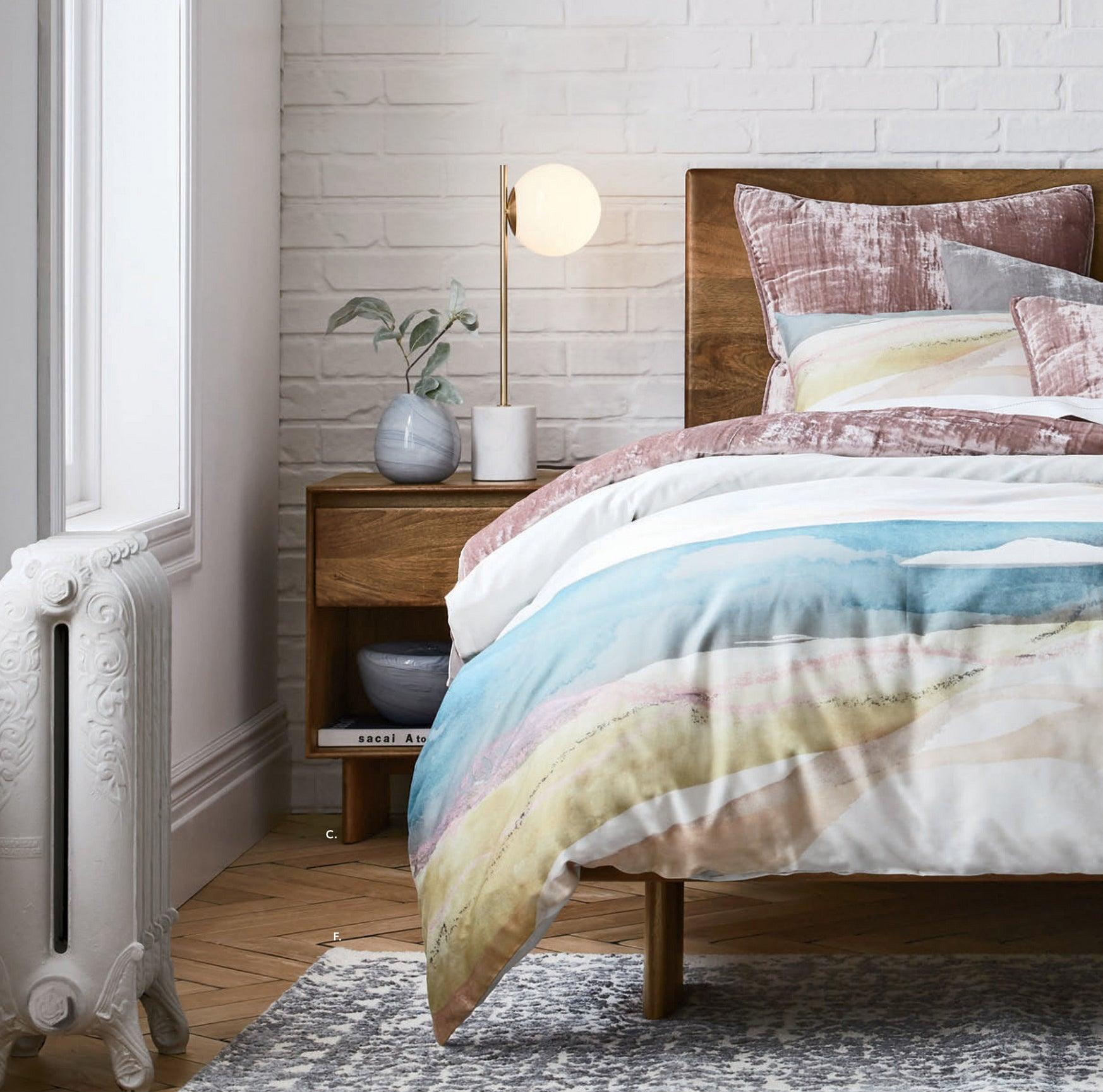 Minimalistisk globbordslampa - Elegant bordslampa med stång