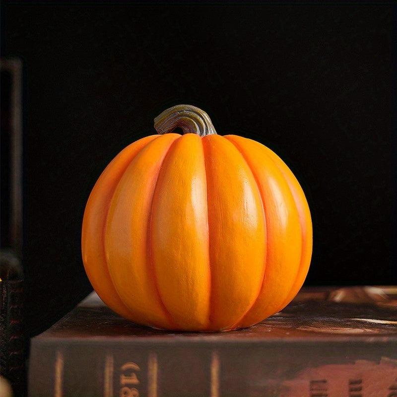 Kuslig glödpumpa – Halloween-dekoration med hemsökt dödskalle