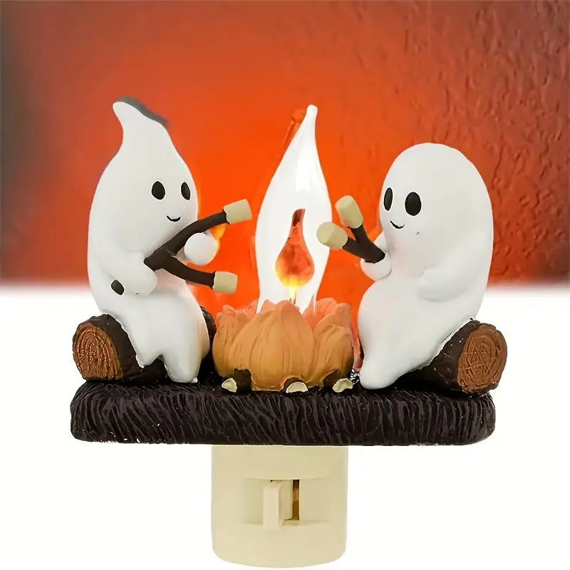 Spöklik Halloween-stämningslampa — Festlig säsongsnattlampa