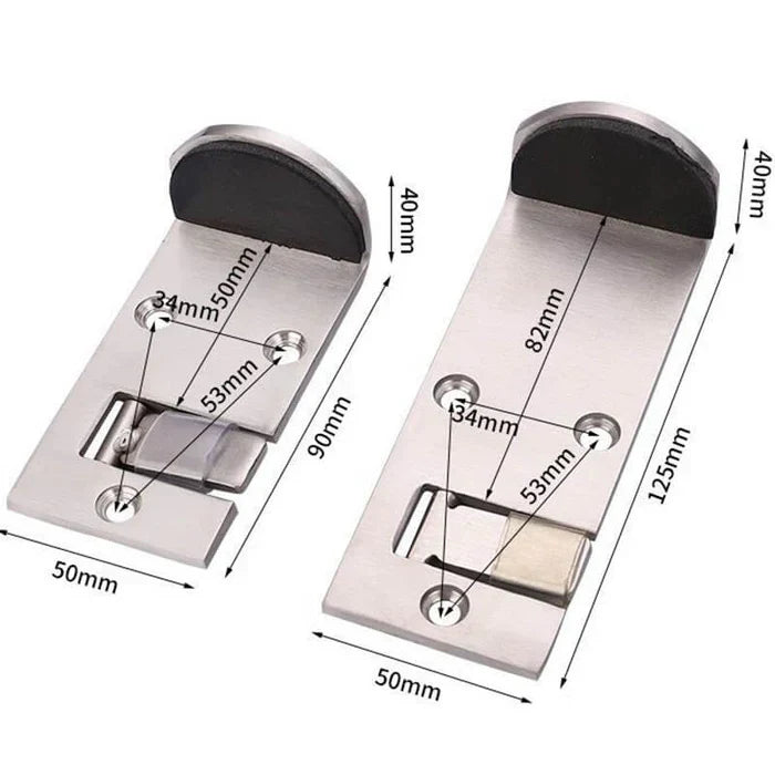 Kraftigt dörrstopp i rostfritt stål – Halkfritt vägg- och golvskydd för hemmet