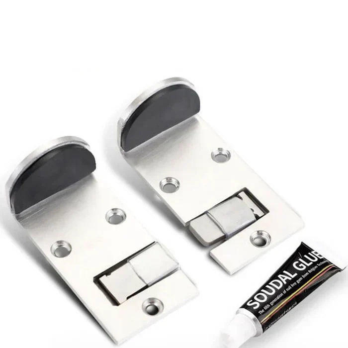 Kraftigt dörrstopp i rostfritt stål – Halkfritt vägg- och golvskydd för hemmet