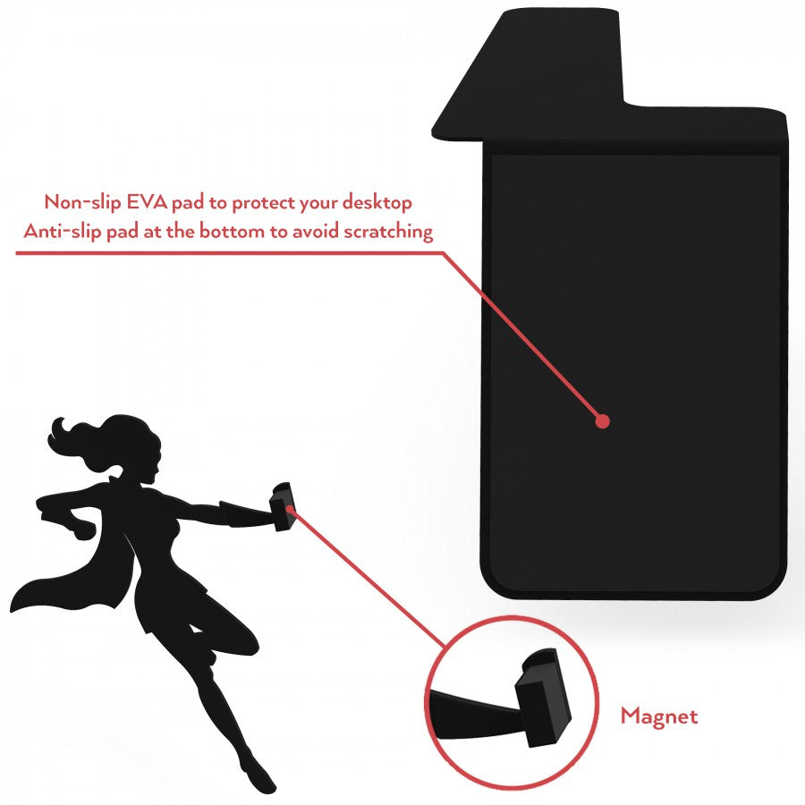 Bokstöd i metall – Kreativ superhjältedekoration för böcker, serier och kontorsdisplayer