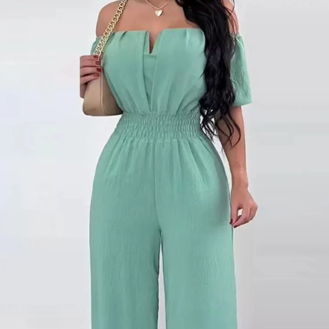 Smickrande jumpsuit för kvinnor – elegant helklädsel med modern skräddarsydd passform