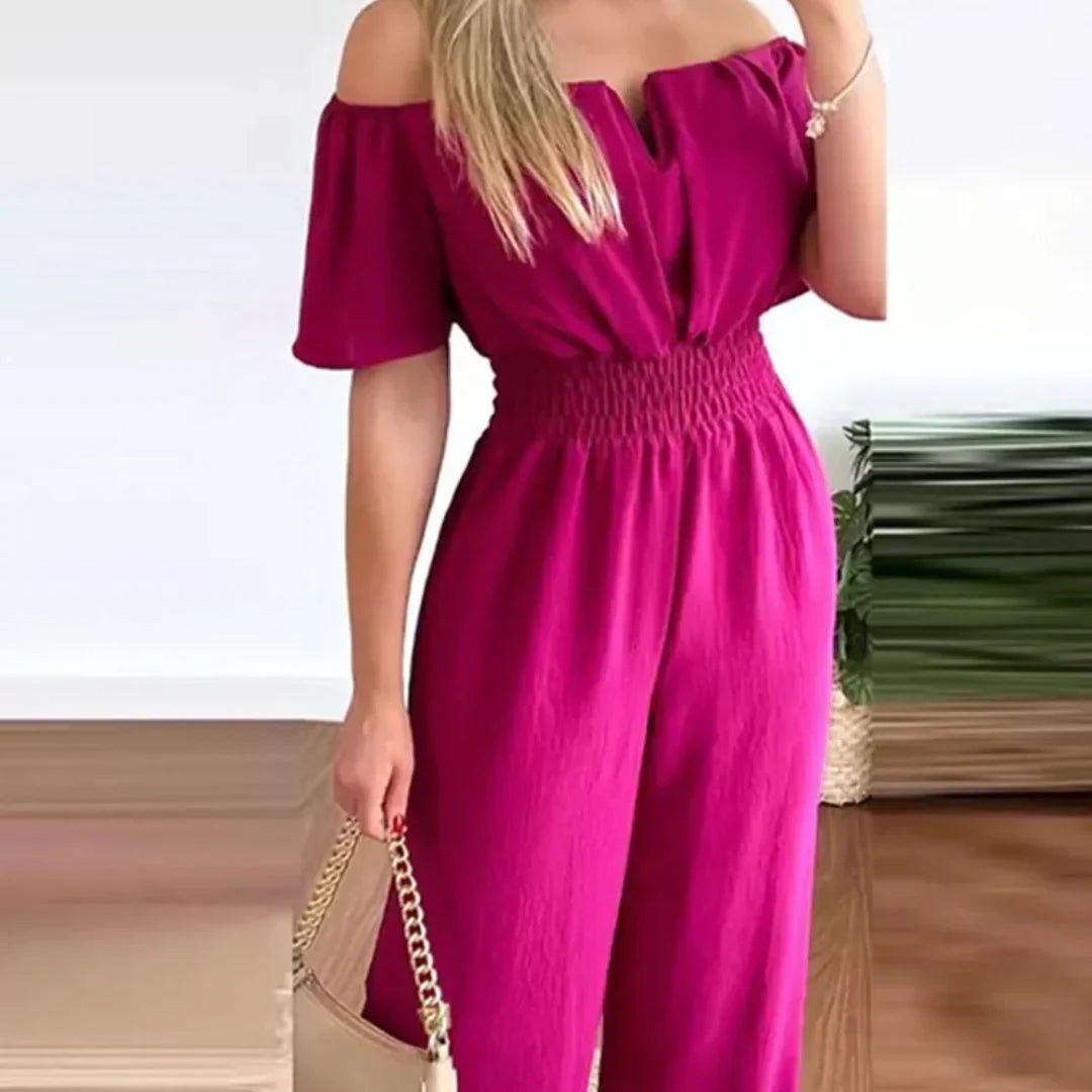Smickrande jumpsuit för kvinnor – elegant helklädsel med modern skräddarsydd passform