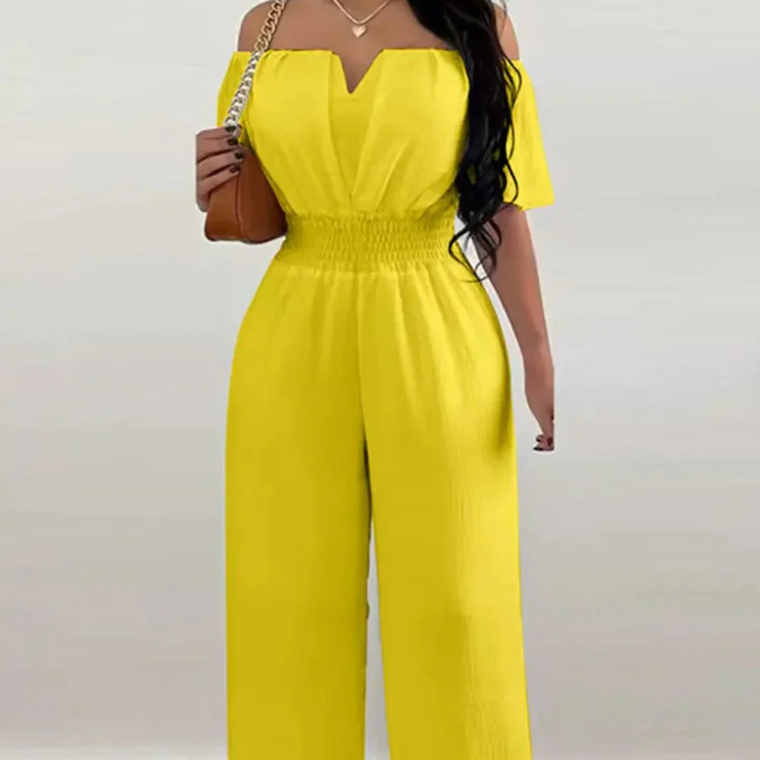 Smickrande jumpsuit för kvinnor – elegant helklädsel med modern skräddarsydd passform