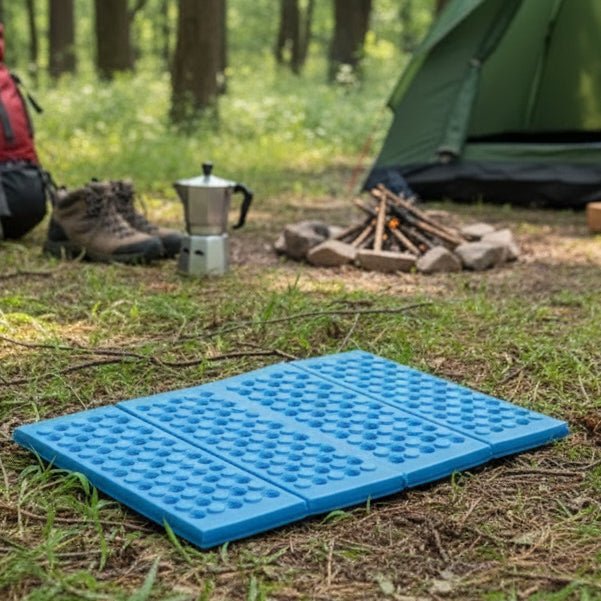 Bärbar vattentät campingsittdyna – Hopfällbar utomhusskumdyna för vandring och resekomfort