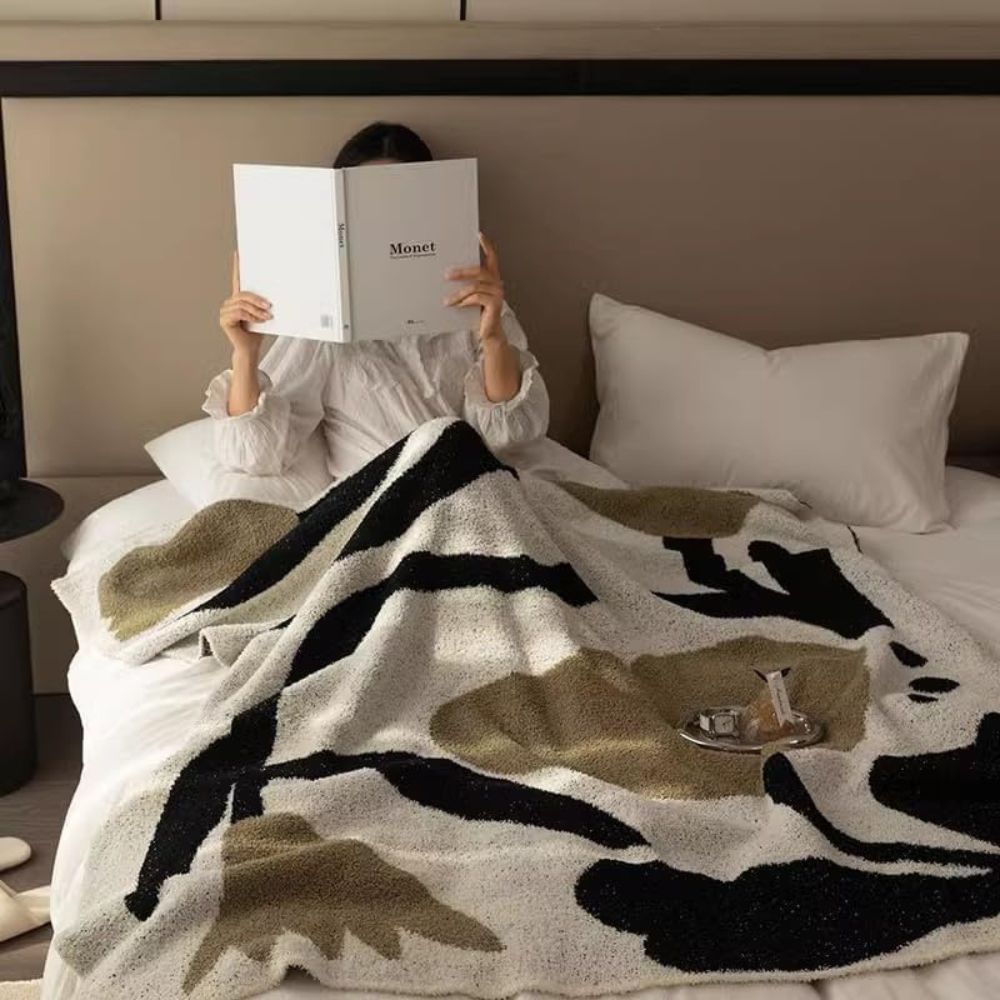 Mjuk och varm överkast – perfekt för avkoppling, läsning eller mysiga hemmakvällar