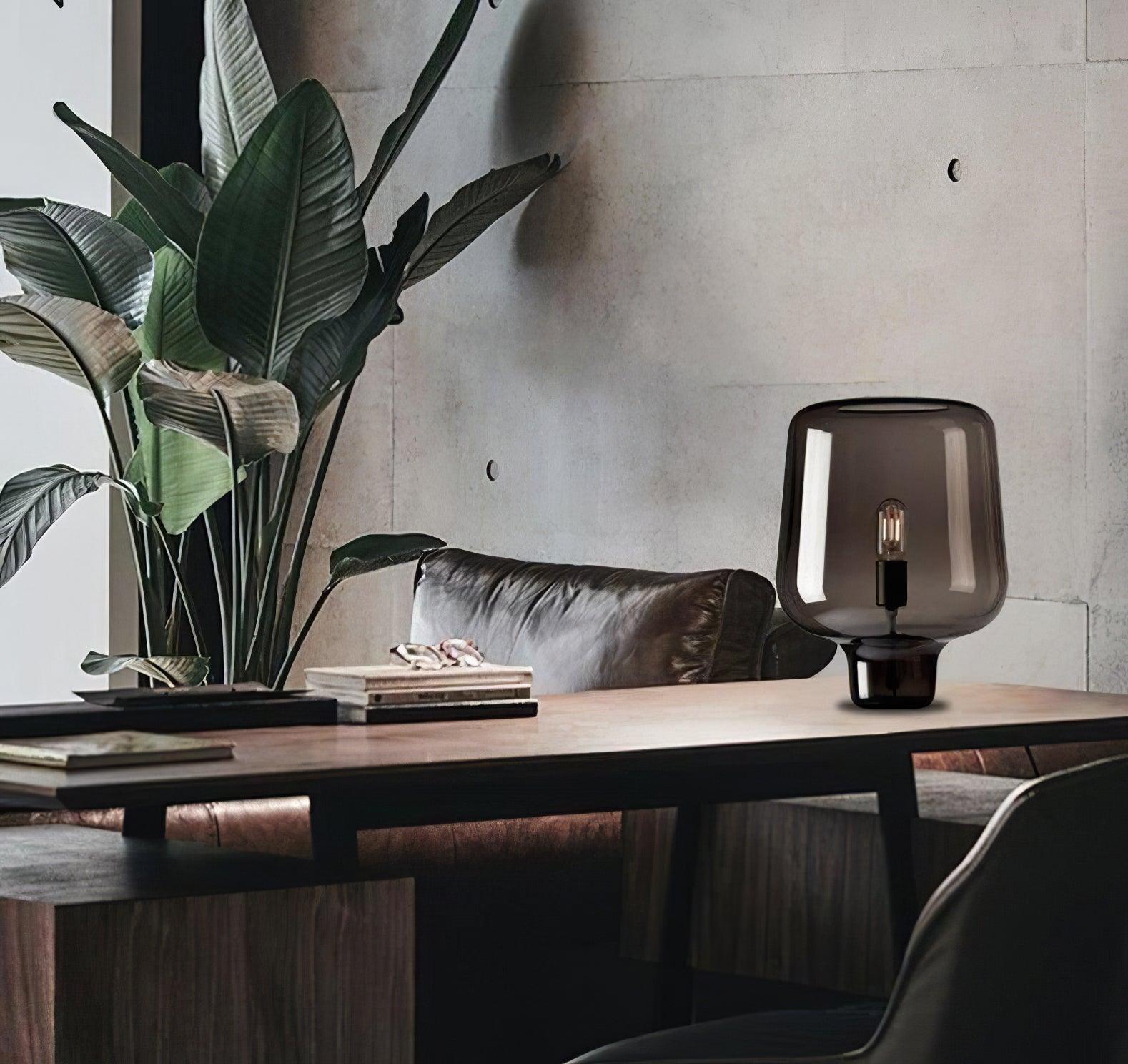 Modern, klar bordslampa – Premium bordsbelysningsinredning