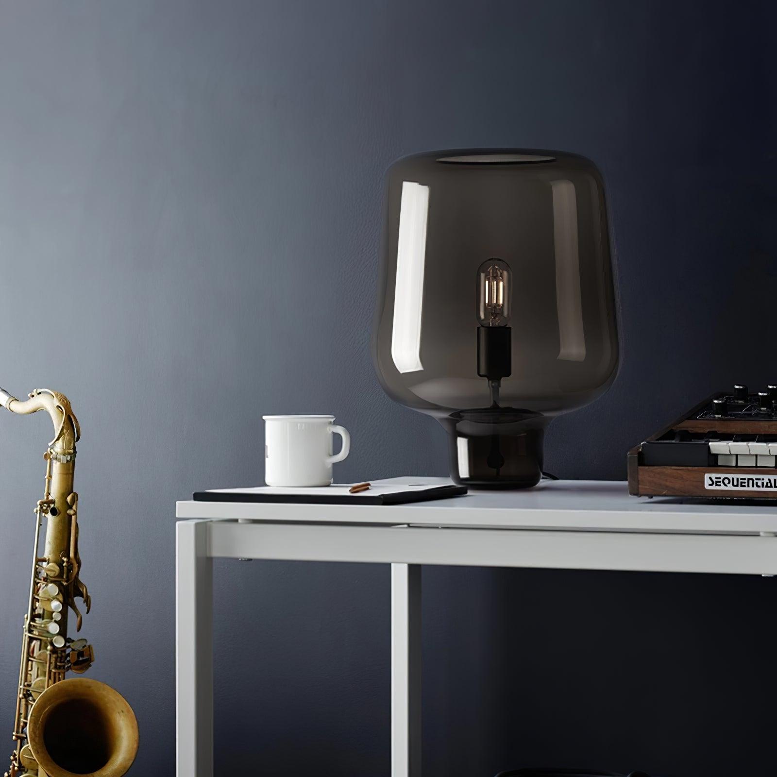 Modern, klar bordslampa – Premium bordsbelysningsinredning