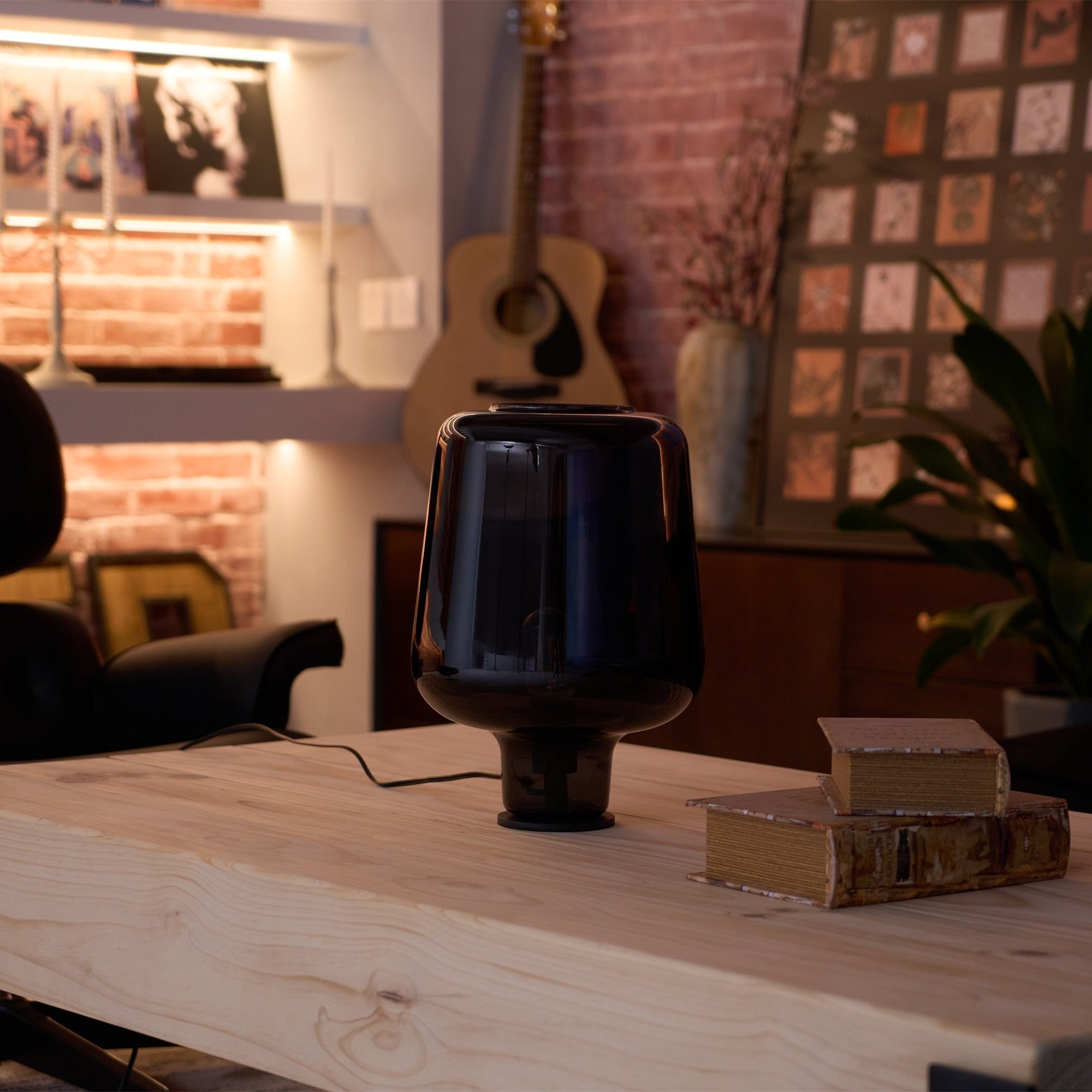 Modern, klar bordslampa – Premium bordsbelysningsinredning