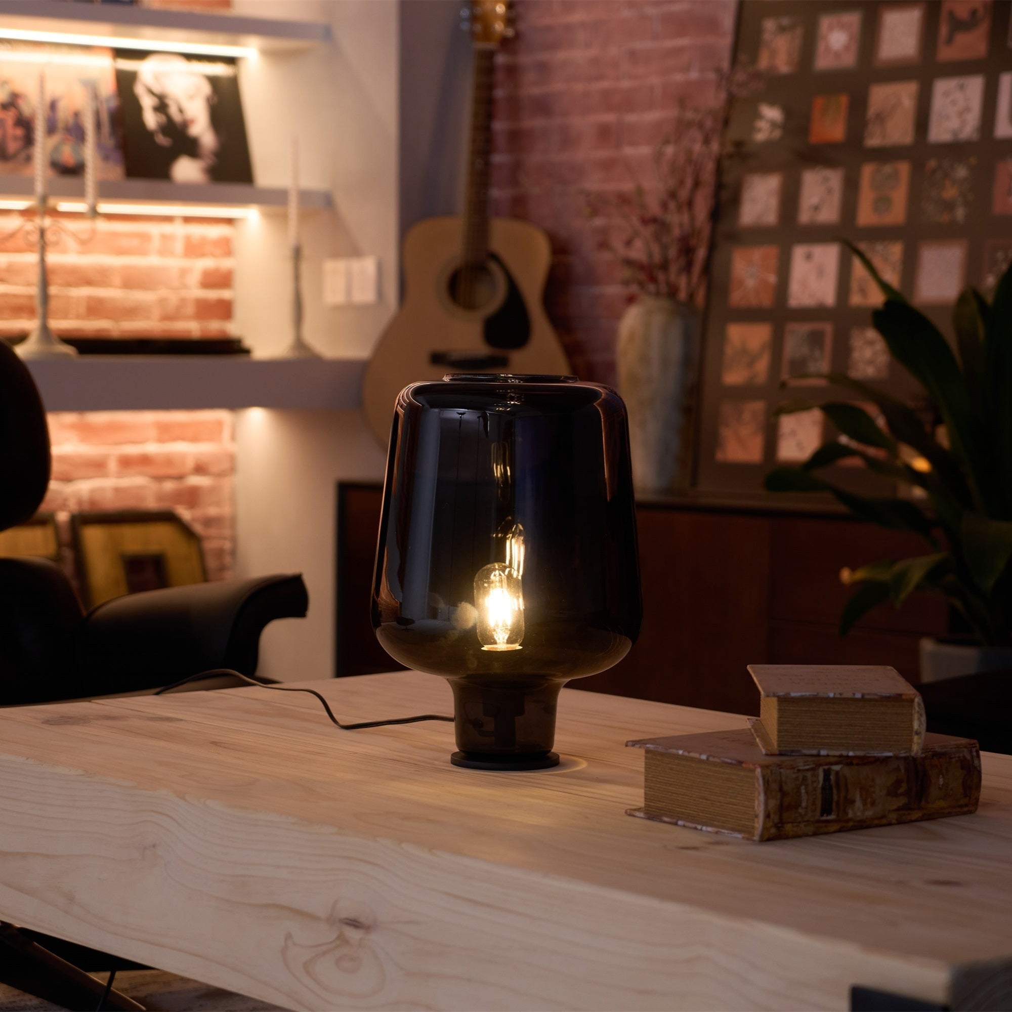 Modern, klar bordslampa – Premium bordsbelysningsinredning