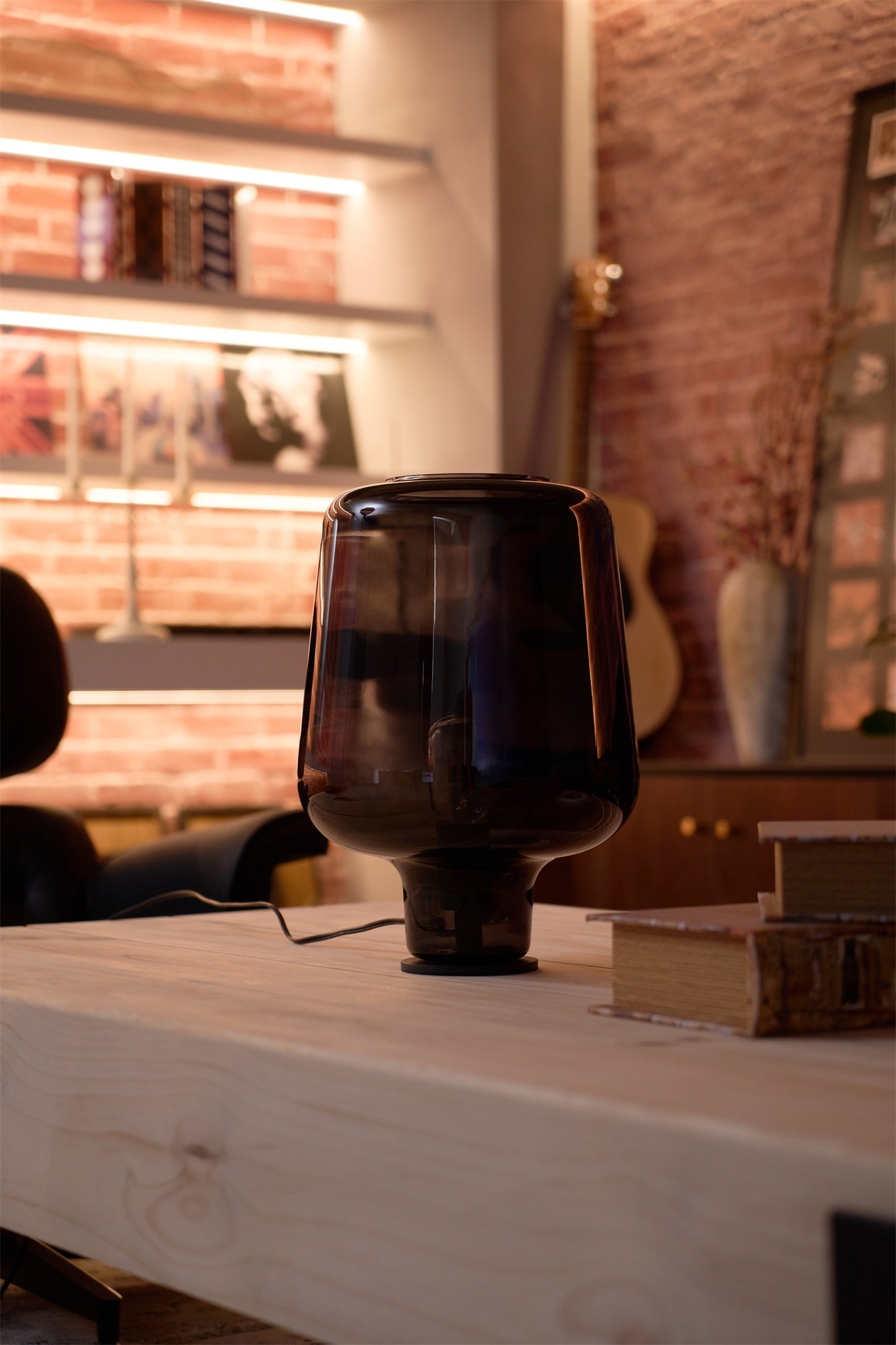 Modern, klar bordslampa – Premium bordsbelysningsinredning