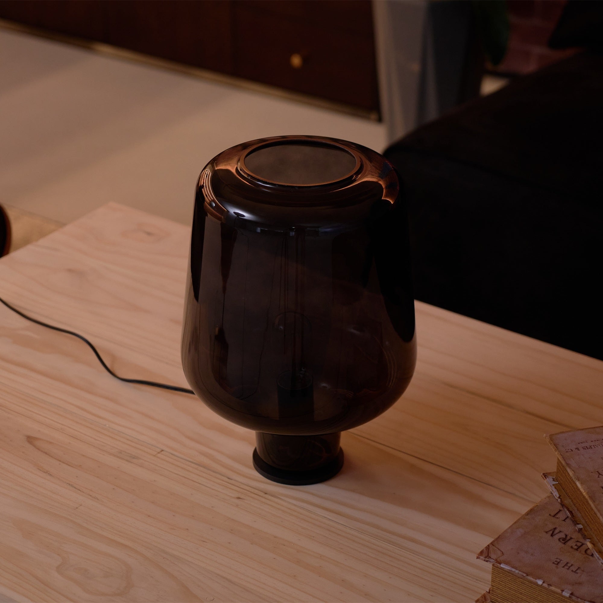 Modern, klar bordslampa – Premium bordsbelysningsinredning