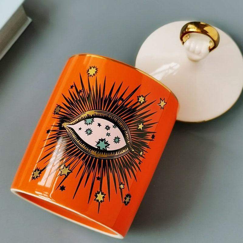 Mystisk ögonburk – Andlig behållare för kristaller, trollformler och häxdekor