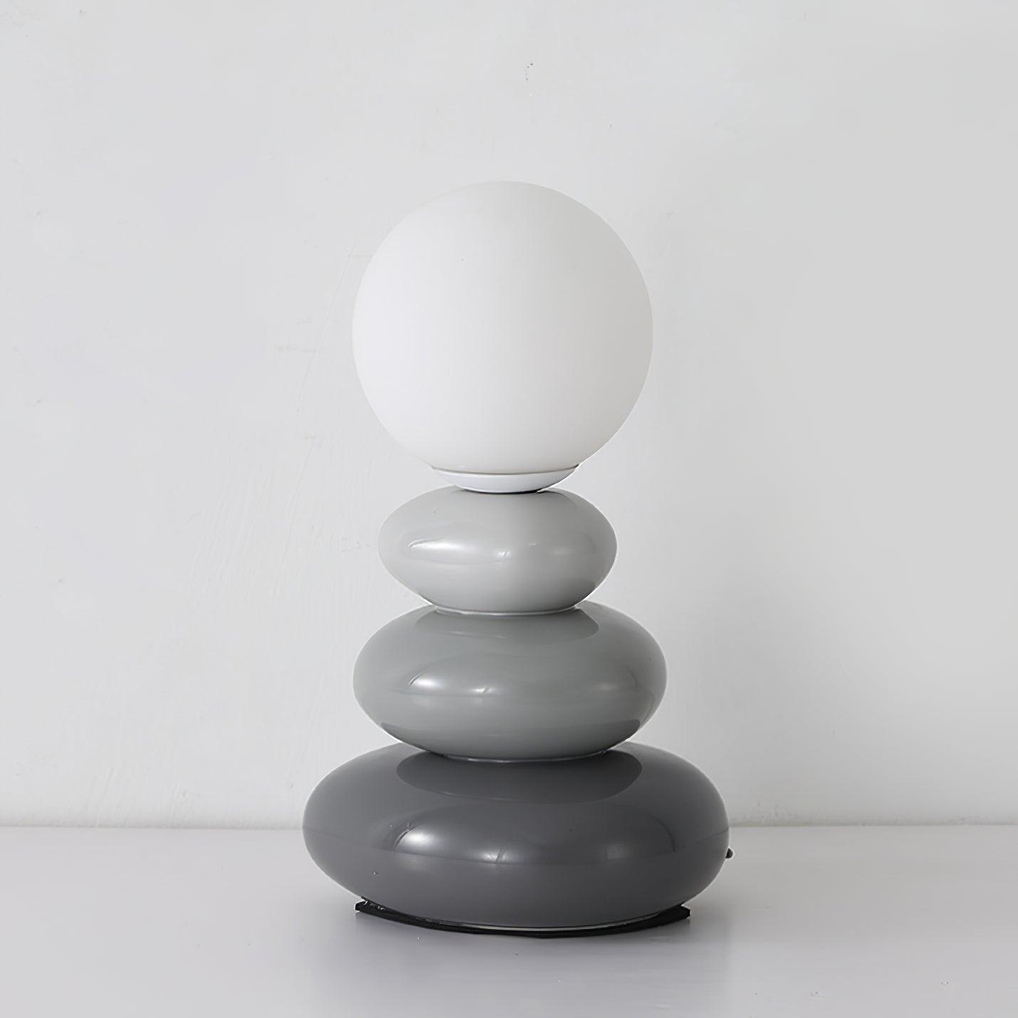 Skulpterad trippelformad bordslampa – Elegant modern accentbelysning