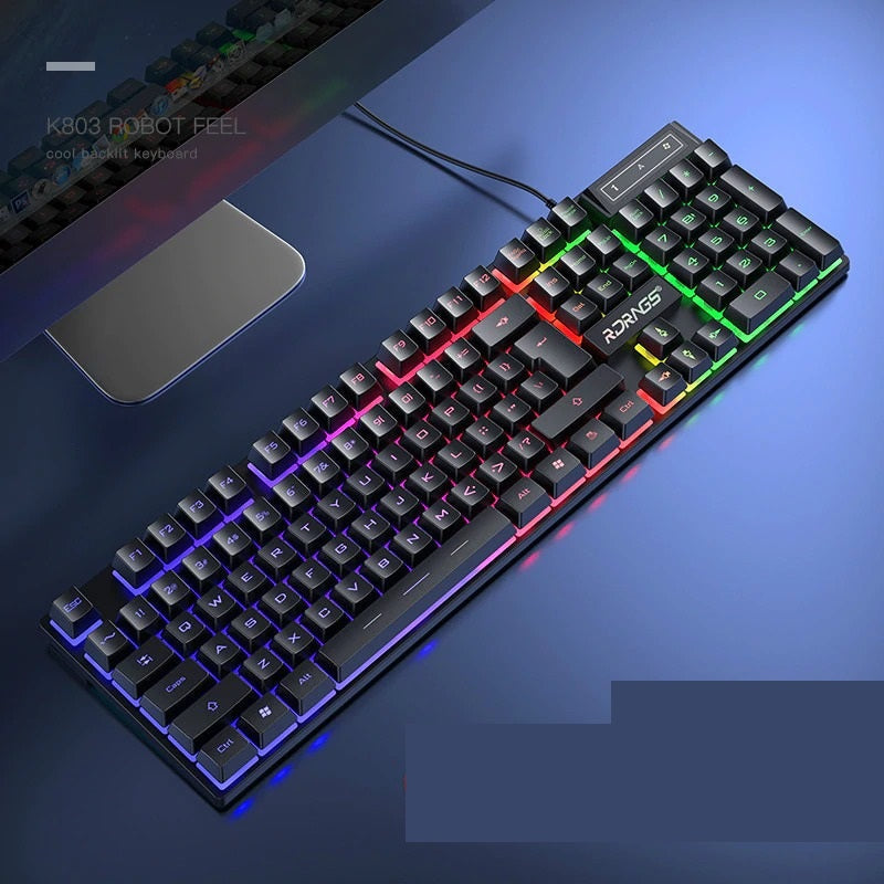 NovaTech – RGB-bakgrundsbelyst mekaniskt speltangentbord