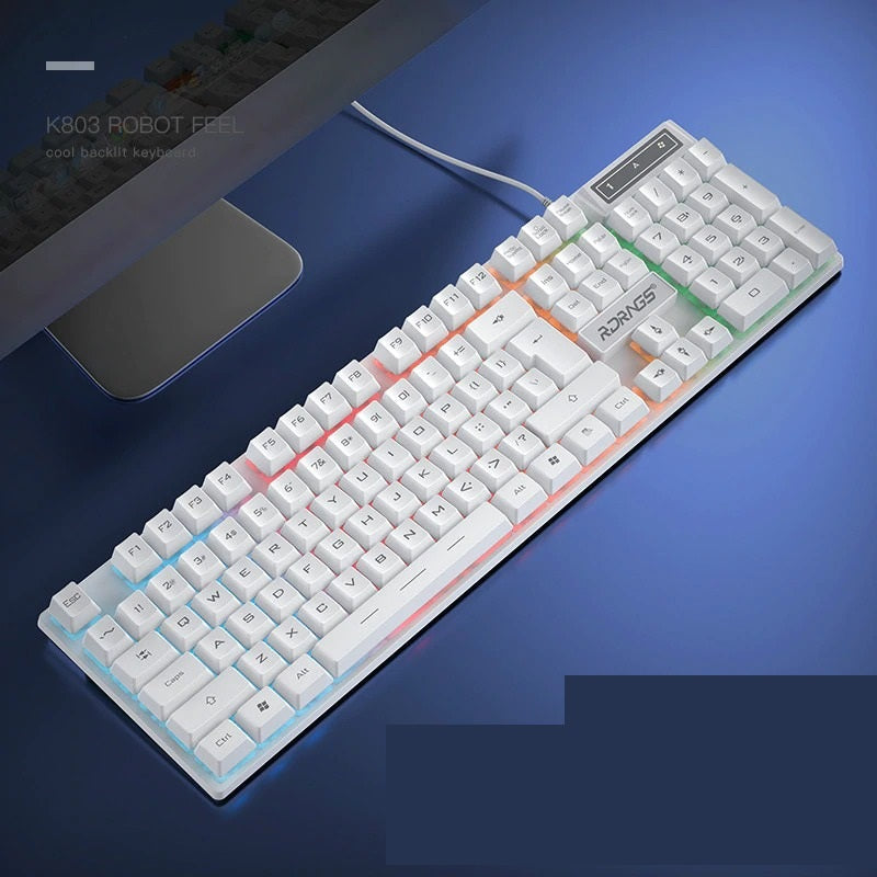 NovaTech – RGB-bakgrundsbelyst mekaniskt speltangentbord