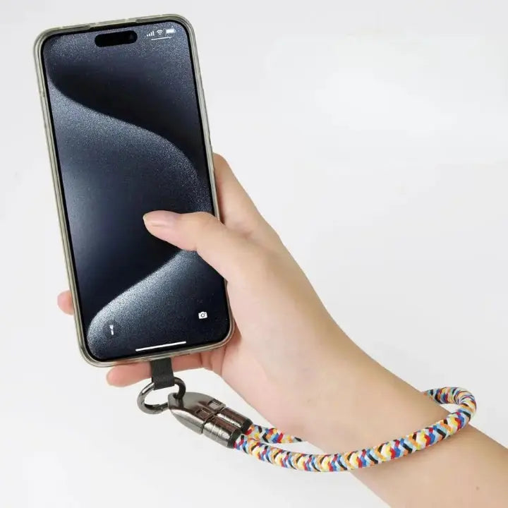 USB-C snabbladdningskabel med bärbar rem – snabb och bekväm laddning när du är på språng