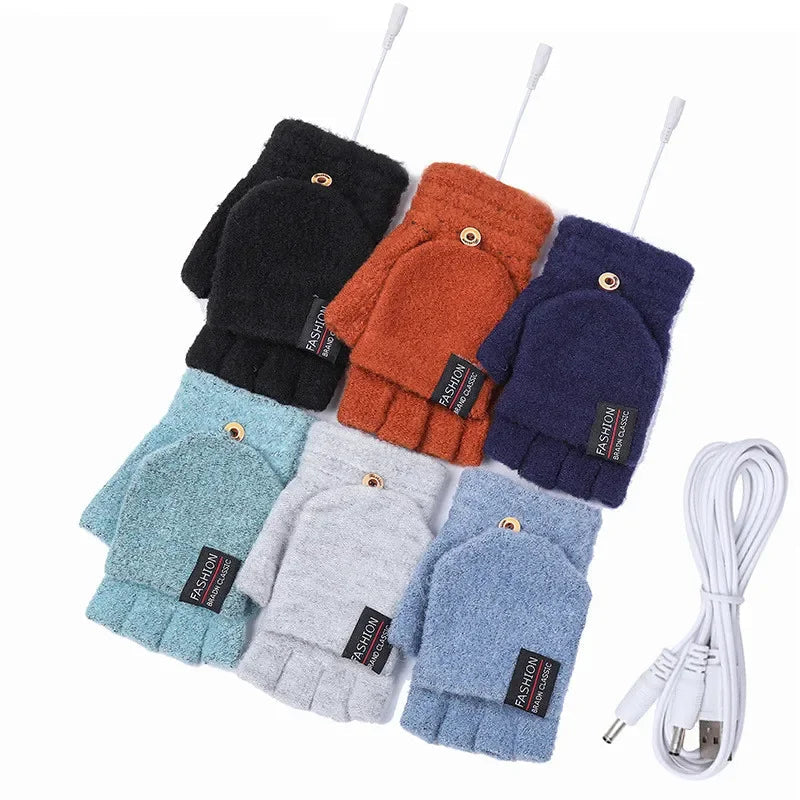 Elektriska uppladdningsbara vinterhandskar – Mjuka, uppvärmda händer överallt