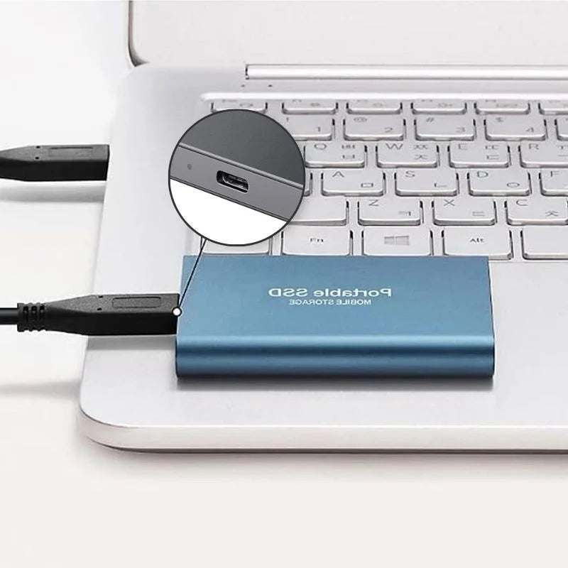 Kompakt extern SSD – Bärbar datalagring med hög hastighet