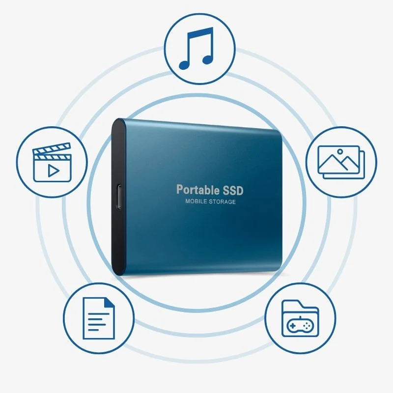 Kompakt extern SSD – Bärbar datalagring med hög hastighet