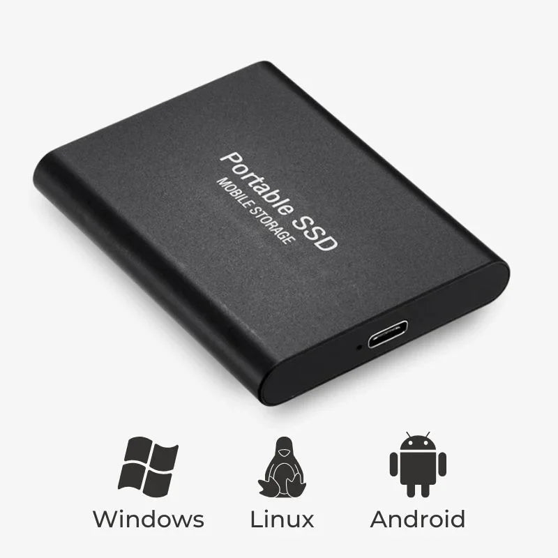 Kompakt extern SSD – Bärbar datalagring med hög hastighet