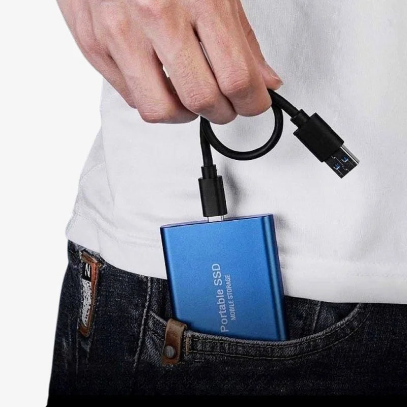 Kompakt extern SSD – Bärbar datalagring med hög hastighet
