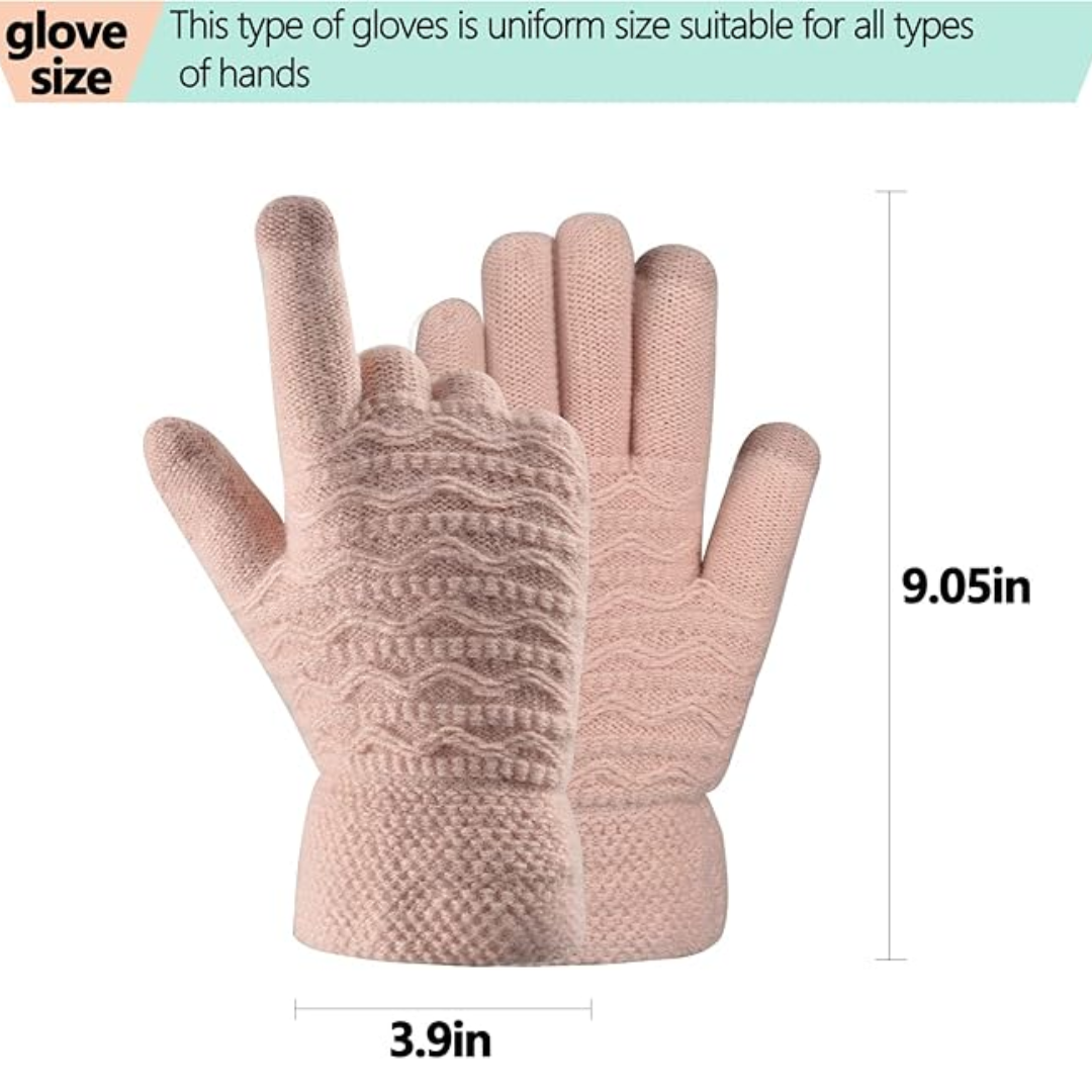 Varma handskar med greppvänlig touch – Håll händerna varma när du använder enheter