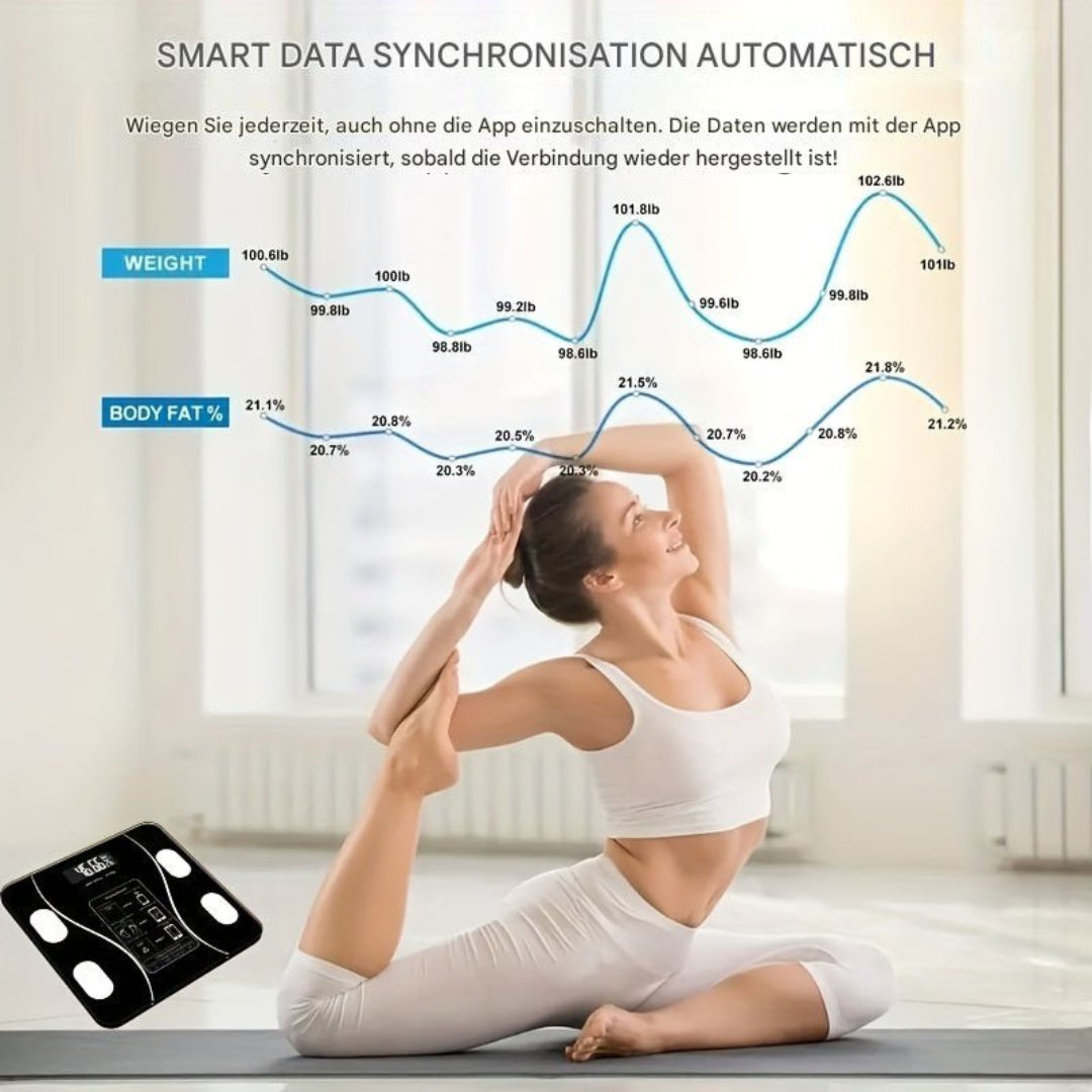 BodyMetrics Smart Scale – Digital vikt- och kroppssammansättningsanalysator