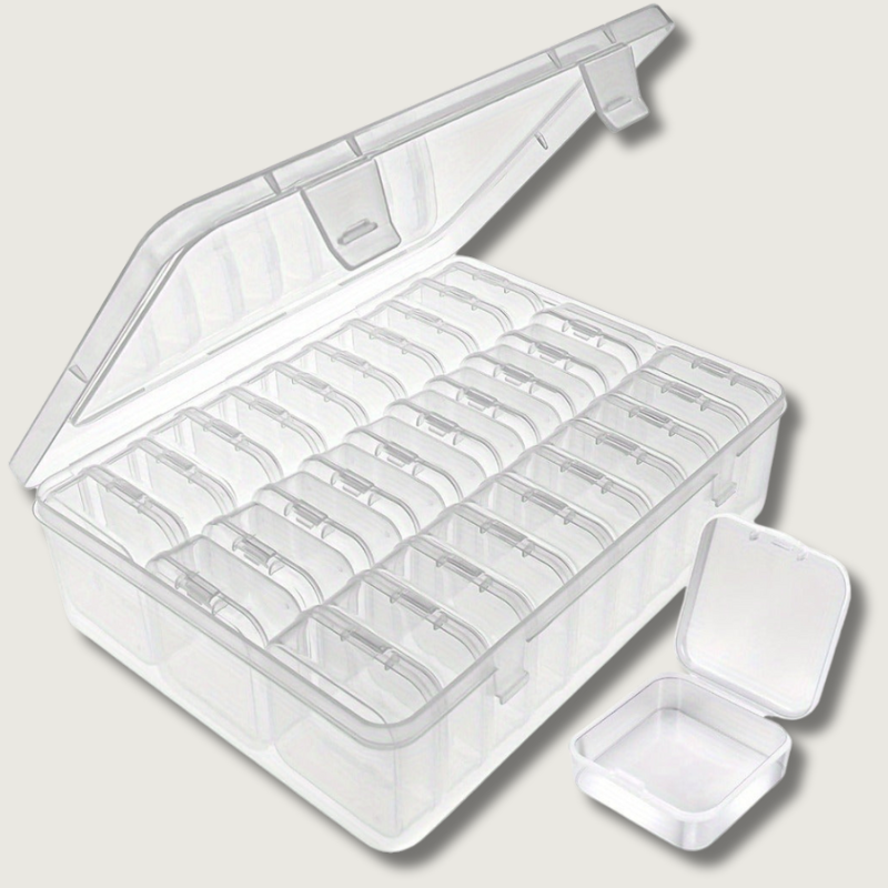 Storage Tray – 30 Grids for Beads, Nails, Jewelry Parts