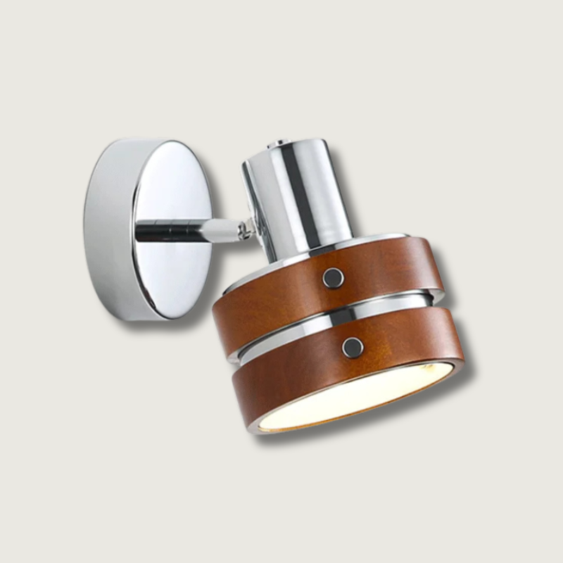 Industriell punkig LED-vägglampa - Edgy retrolampa för modern sovrumsinredning