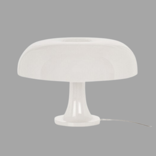 Svampformad minimalistisk bordslampa