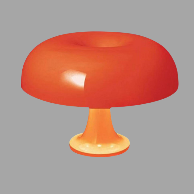 Svampformad minimalistisk bordslampa