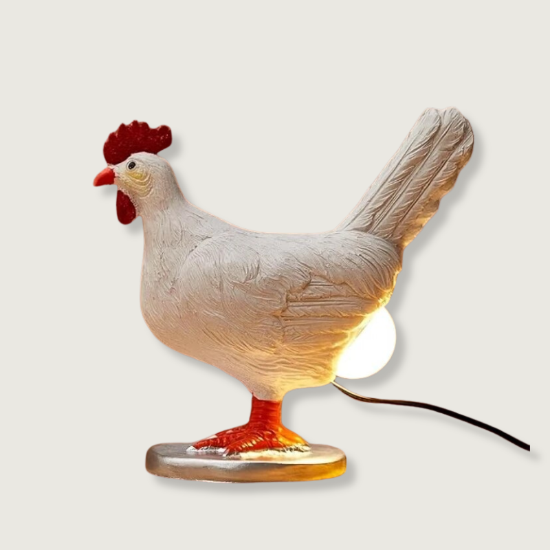 HenLuxe - Lustige tupplampa för bord