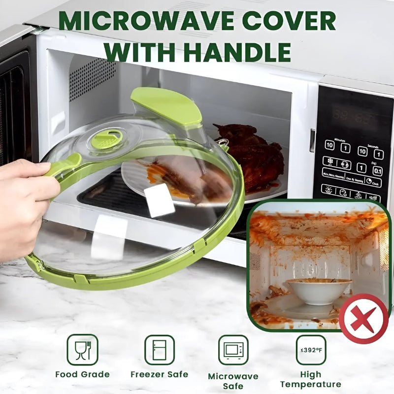 Mikrovågsugn Food Guard Lock - Stänkskyddat skydd för ren och effektiv uppvärmning