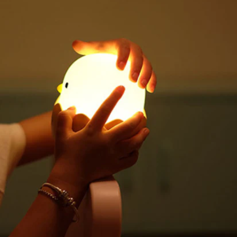 Spooky Shell Glow – Beröringsaktiverad LED-nattlampa