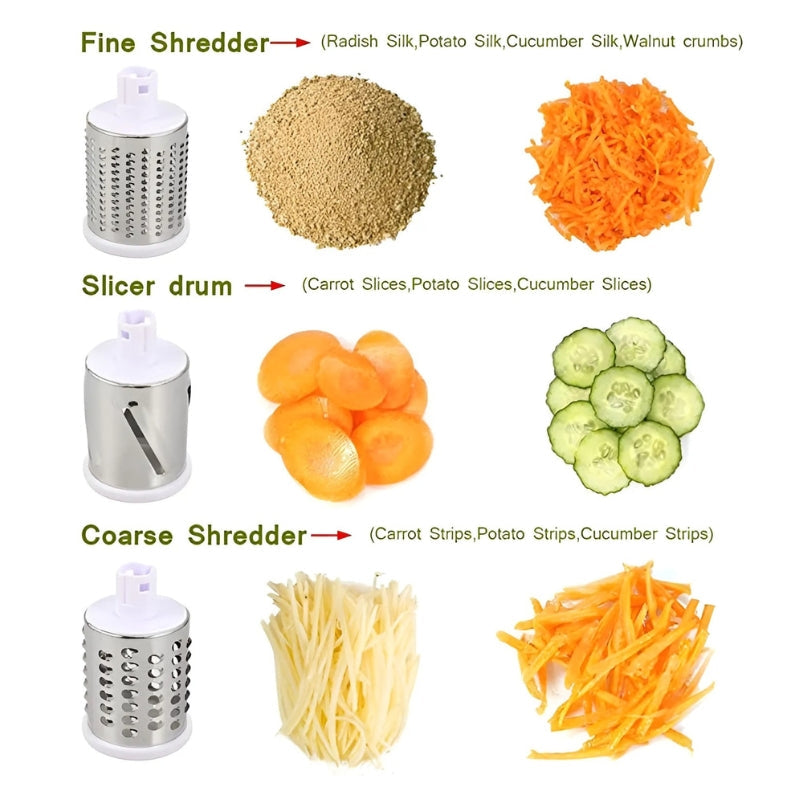 VeggieTrinity Klipp, strimla och mal som ett proffs!