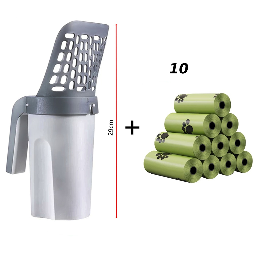 Skopa för husdjursmat och kattsand – Hållbart och ergonomiskt verktyg för problemfri rengöring