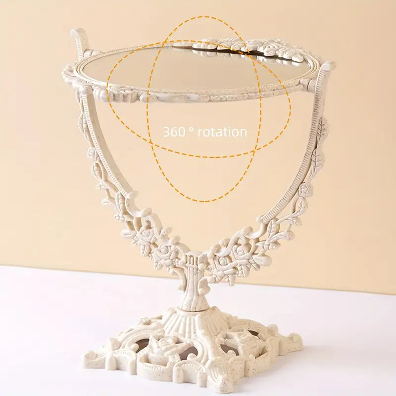 Tidlös elegansbordspegel – Retroinspirerad sminkmöbel