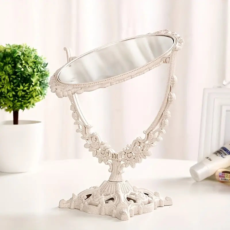 Tidlös elegansbordspegel – Retroinspirerad sminkmöbel