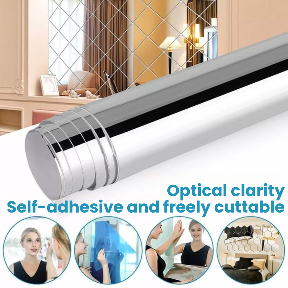 Splittersäkra akrylspegelplattor – gör-det-själv-väggdekor, säker för barn, flexibel och snygg